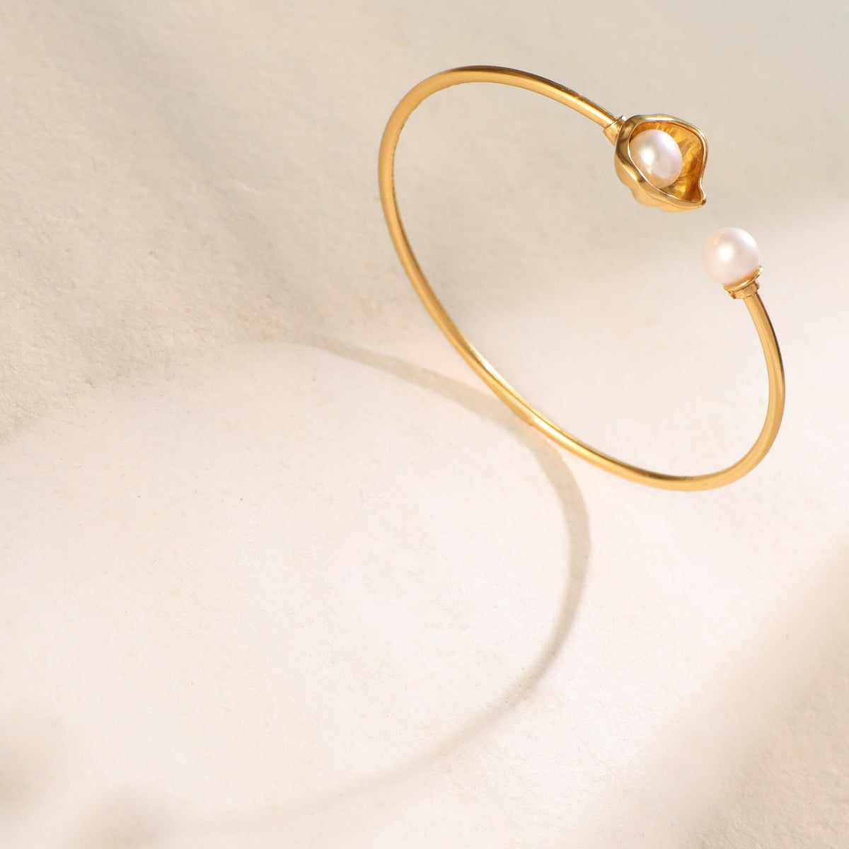 Kiva Bud Cuff-Style Silver Bracelet