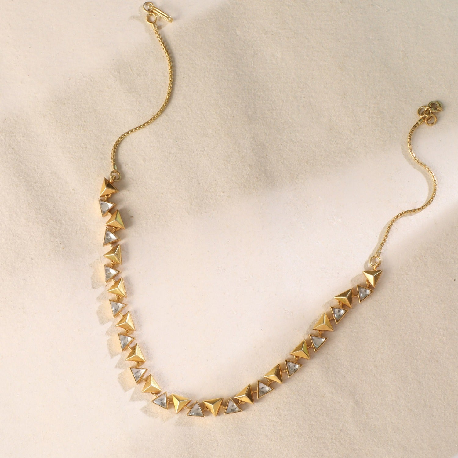 Necklaces Pyramid Simple Silver Necklace