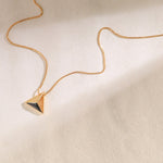 Necklaces Pyramid Minimal Silver Pendant Necklace