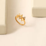 Pyramid Classic Silver Finger Ring