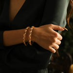 Bangles Pyramid Delicate Silver Bangles