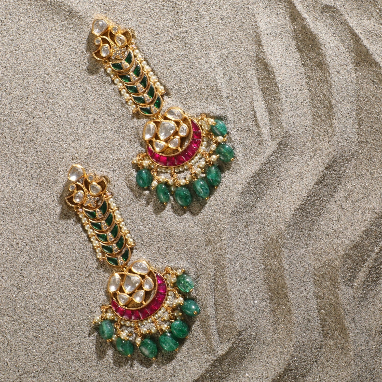 Earrings Kumud Moissanite Silver Drop Earrings