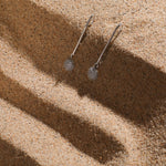 Simple Silver Drop Earrings