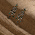 Earrings Brilliance CZ Drop Silver Earrings