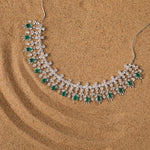 Necklaces Bud CZ Grand Silver Necklace