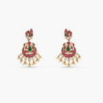 Earrings Pearl Floral Silver Drop Earrings
