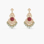 Earrings Flare Floral Moissanite Silver Drop Earrings
