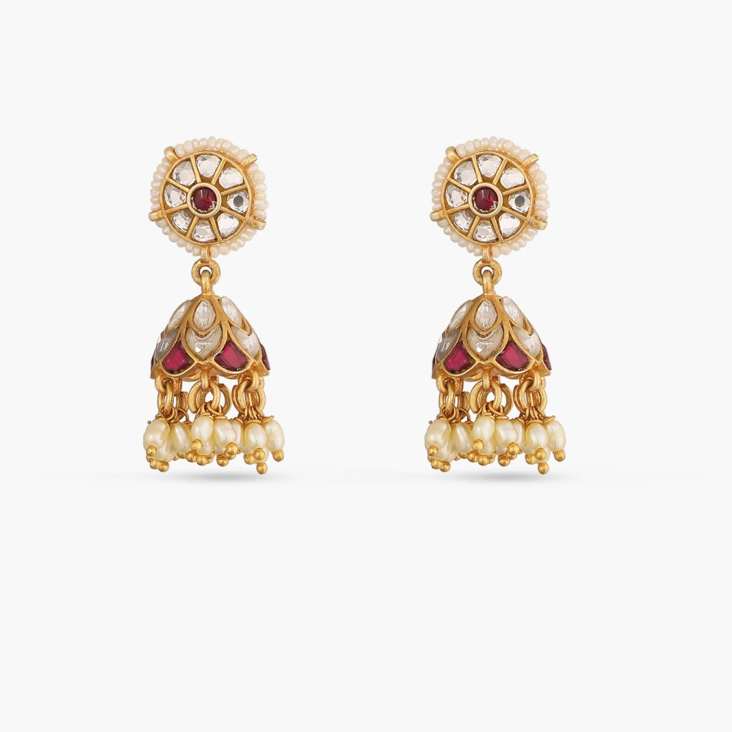 Jadau Earrings – Dazzles Fashion and Costume Jewellery