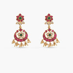 Earrings Jaya Polki Jhumki Silver Earrings