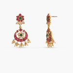 Earrings Jaya Polki Jhumki Silver Earrings