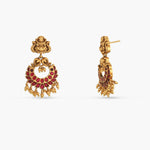 Earrings Subha Nakshi Temple Silver Chaandbali Earrings