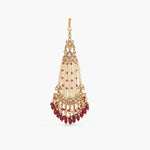 Hair Accessories Pearl Classic Silver Jhoomar Maang Tikka
