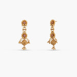 Necklaces Swara Floral Link Silver Necklace Set