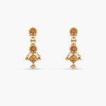 Necklaces Swara Floral Link Silver Necklace Set