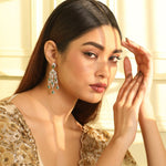 Earrings Brilliance CZ Drop Silver Earrings