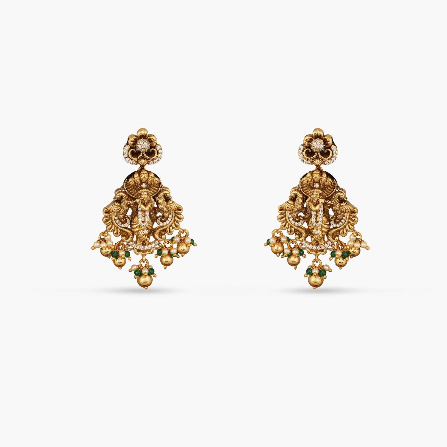 Ananta Temple Antique Silver Choker Set