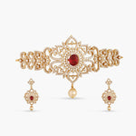 Necklaces Floral Petal Classic CZ Interchangeable Silver Choker Set