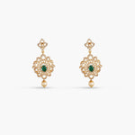 Necklaces Floral Petal Classic CZ Interchangeable Silver Choker Set