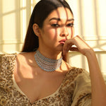 Necklaces Elegance Grand CZ Silver Choker