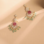 Earrings Flare Floral Moissanite Silver Drop Earrings
