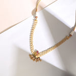 Matsya Pearl String Silver Necklace