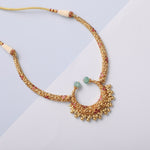 Necklaces Hoop Kempu Jadau Antique Hasli Necklace