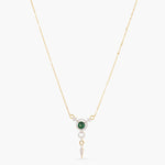 Necklaces Forever CZ Statement Silver Charm Necklace