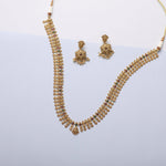 Necklaces Juhi Antique Silver Long Necklace Set