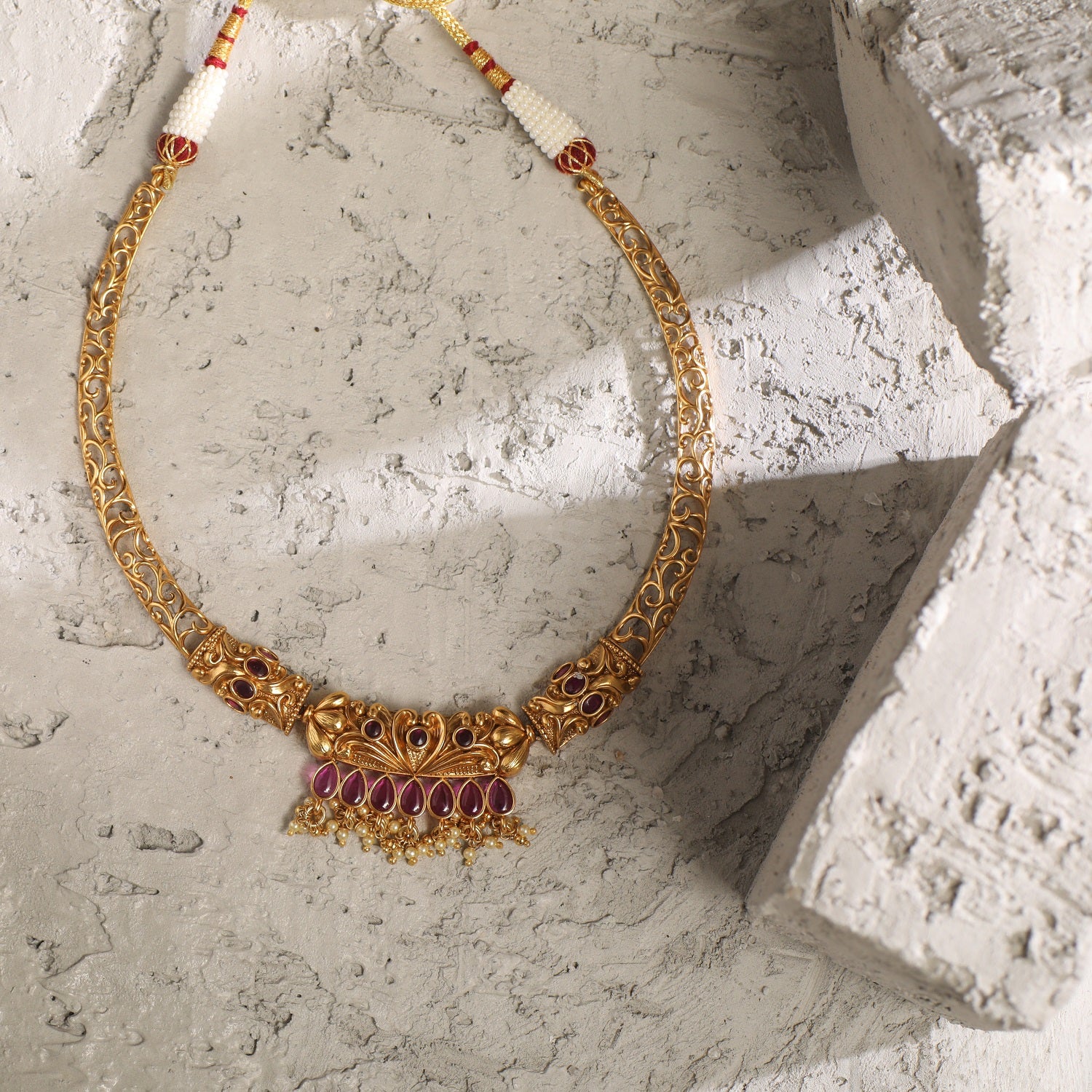 Buy Classic Nakshi Antique Long Necklace