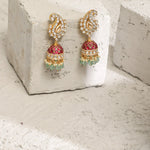 Earrings Mango Motif Grand Silver Jhumki Earrings