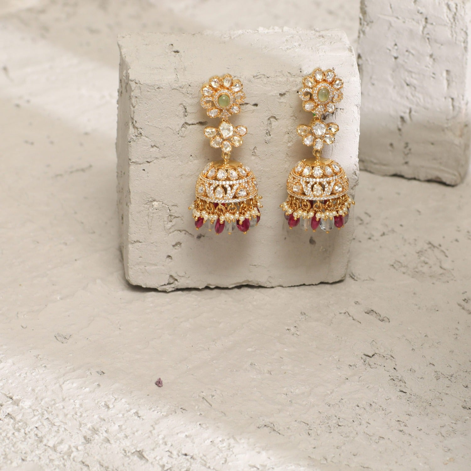 Indian Ethnic Long Bollywood Traditional Gold Earrings Bridal Wedding  Jewelry | eBay