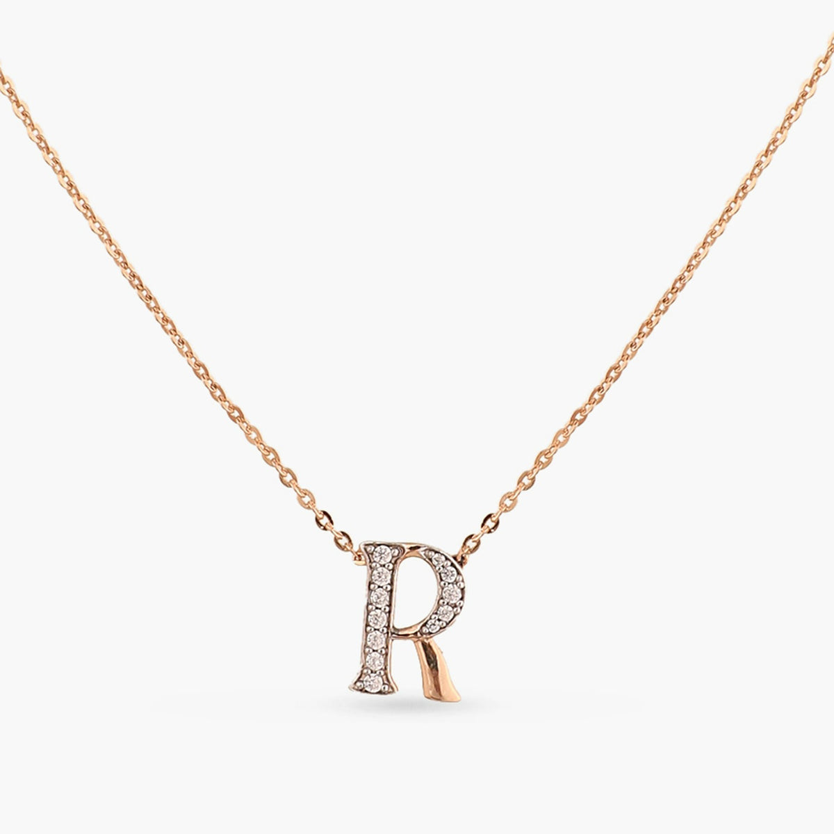 Gold Letter R Pendant - Capital R Necklace - Alphabet Letter Necklace –  Adina Stone Jewelry