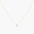 Letter N Alphabet Gold Plated Silver Necklace