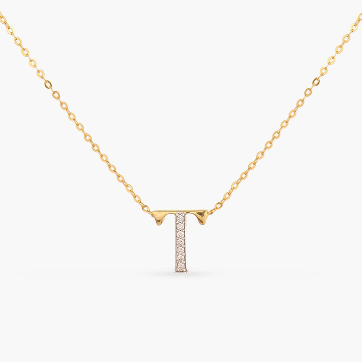 Chunky T-Bar Necklace | Gold – Aspiga