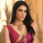 Necklaces Navaratna Gemstone Antique Hasli Silver Necklace