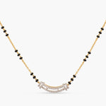 Necklaces Anila CZ Silver Mangalsutra