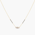 Necklaces Dhuni CZ Silver Mangalsutra