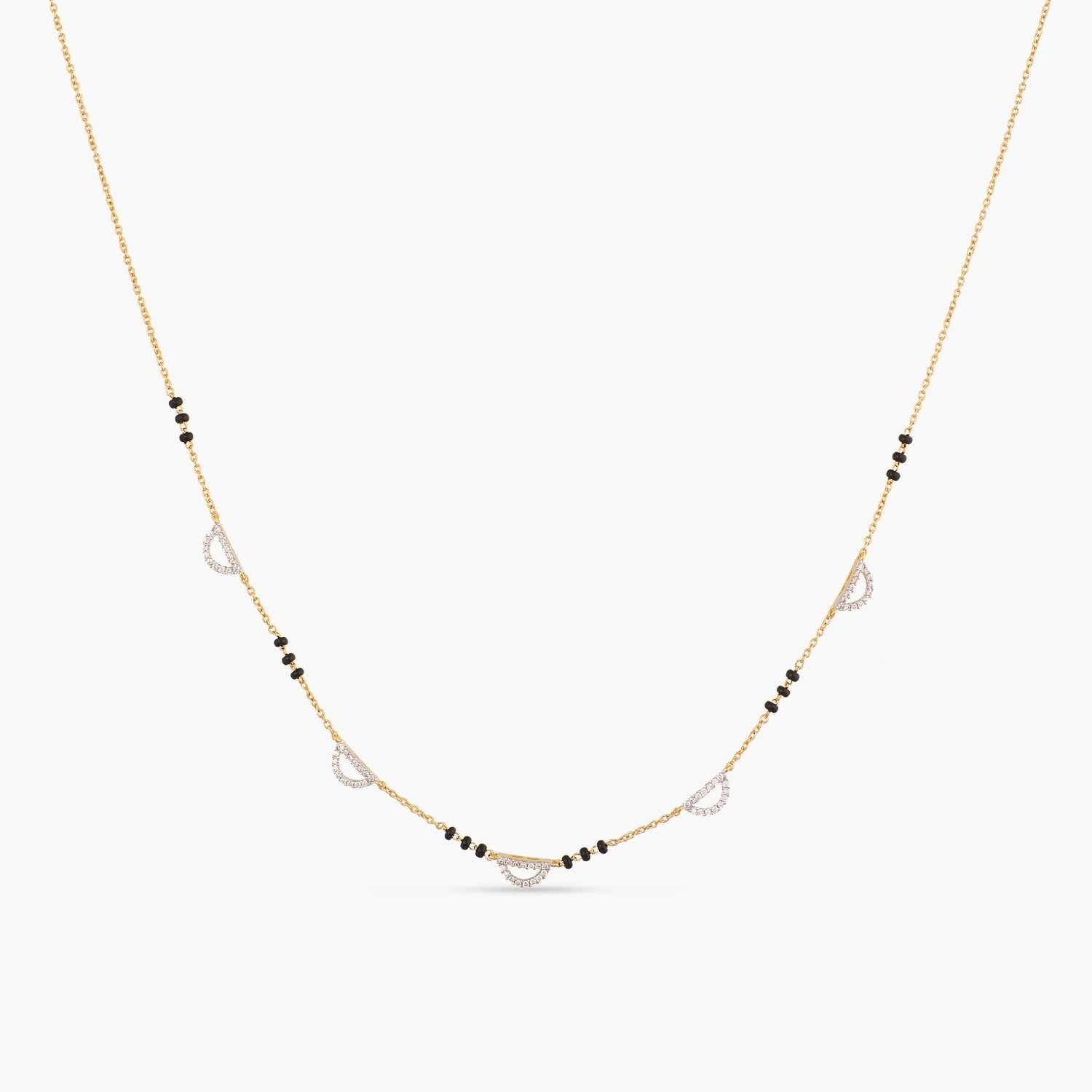 Myra CZ Silver Mangalsutra