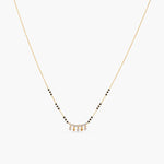 Arka CZ Silver Mangalsutra  