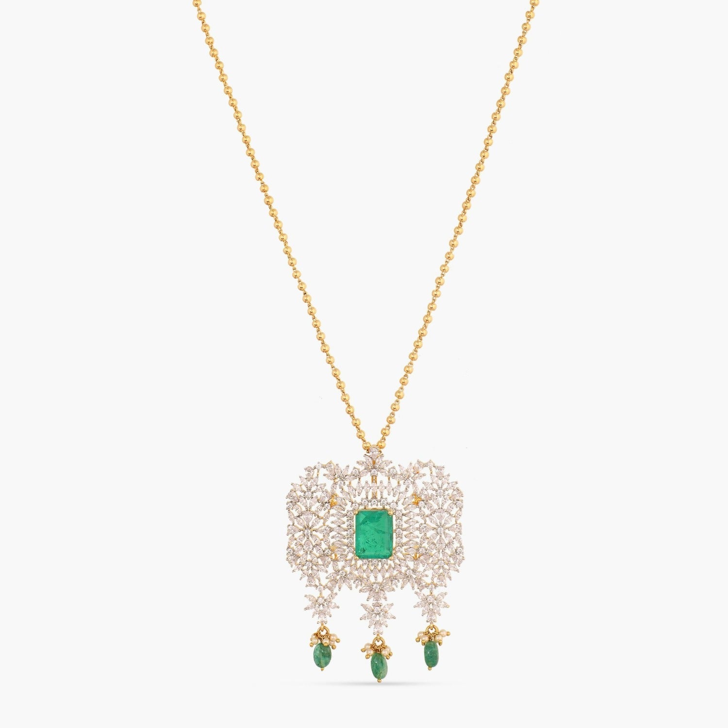 Pendants Rohati CZ Silver Pendant Set