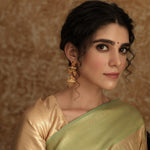 Earrings Keeka Kempu Jadau Silver Jhumka Earrings