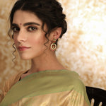 Earrings Ava Kempu Jadau Silver Chandbali Earrings