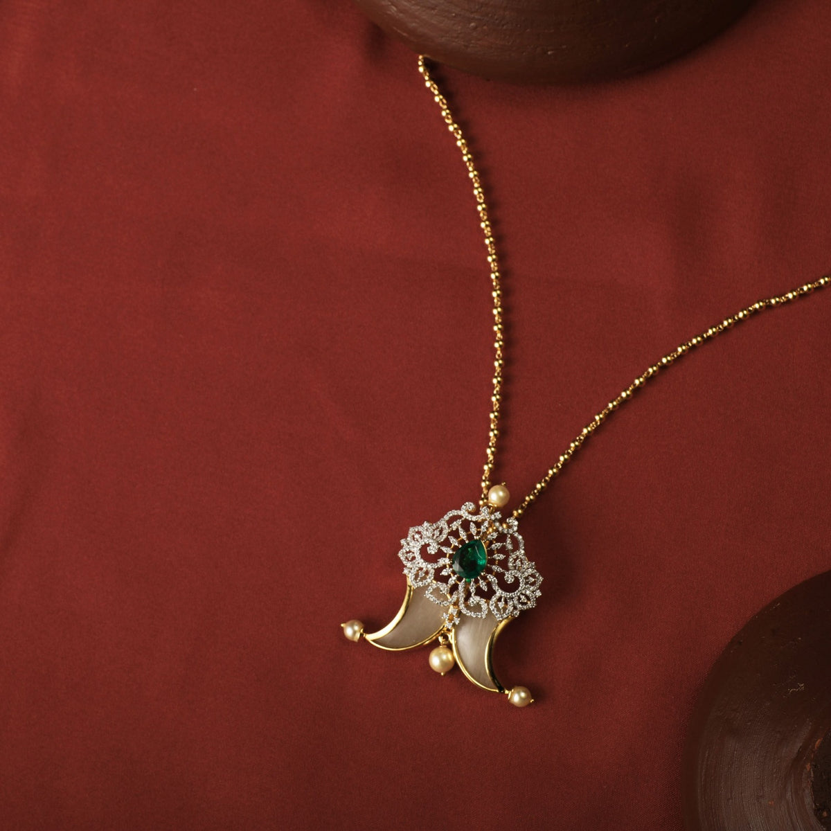 Elle CZ Silver Pendant