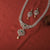 Advaya Grand CZ Silver Long Necklace Set