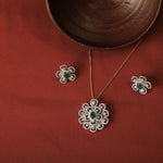 Pendants Ginia CZ Silver Pendant Set