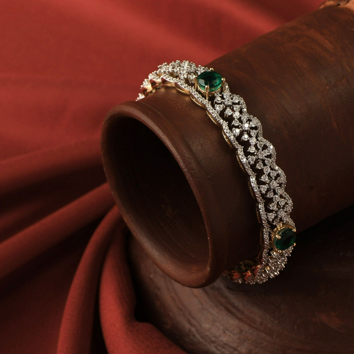 Bangles Nerya CZ Silver Bangles