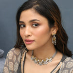 Necklaces Peacock Classic Oxidized Silver Choker