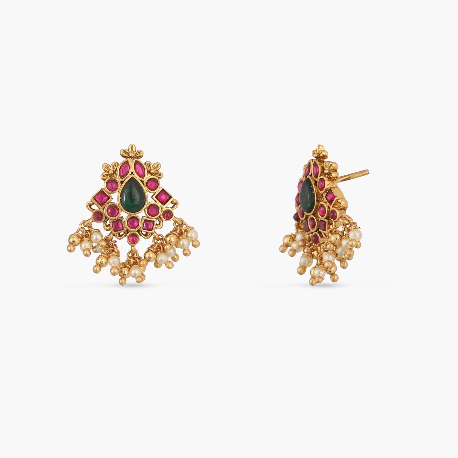Earrings Shrinika Kempu Jadau Silver Earrings