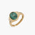 Malachite Classic Silver Finger Ring