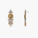 Earrings Shine Statement Oxidized Silver Drop Earrings